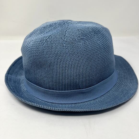 Pierre Cardin Montique Hats Men One Size Blue 100% Polyester Summer Fedora Hat - Picture 7 of 9